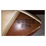 Minnesota Signed (Is Jr. 84) Vikings NFL Footballs (2).