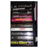 Cassette Tape Variety with Carry cases (3) Journey, Billy Ray Cyrus, Randy Travis, Joan Jett, Clapton and more.