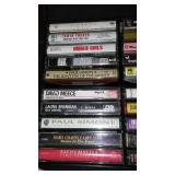 Cassette Tape Variety with Carry cases (3) Journey, Billy Ray Cyrus, Randy Travis, Joan Jett, Clapton and more.