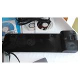 HP Docking Station, Acer Monitor, DVD player and Hyperdrive.