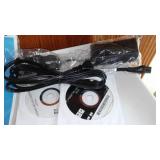 HP Docking Station, Acer Monitor, DVD player and Hyperdrive.