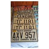 Vintage ND / MN License Plates (20).