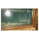 Countryside Theme Art (3) Mclain Signed.