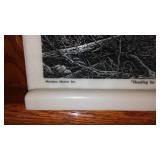 Heading for Timber by Scott Hayes, etched Marble.