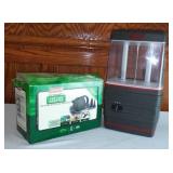 Coleman Quick pump and lantern.