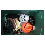 Seasonal Costumes, Decorations with Rubbermaid 31 gal.