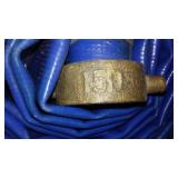 25 ft x 1 ½ in. Blue Lay-Flat Discharge Hose (2)