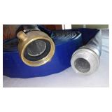25 ft x 1 ½ in. Blue Lay-Flat Discharge Hose (2)