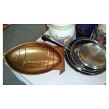 Assorted Kitchen Items, Stainless Pans, thermo Mugs, Princess House and More.