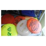 Pepsi, Mt. Dew, Frisbees, Bags and Disc Golf.