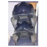 Wilson Baseball Helmets (2) and shoes.