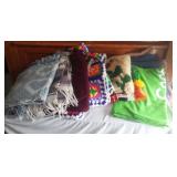 Varity of Hand Crafted and Cotton throws.