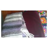 Varity of Hand Crafted and Cotton throws.