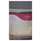 Artist table, paper, binders, photo mat, Rubbermaid  See pics