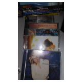 DVD/VHS/CD assortment with Samsonite Carry Bag.