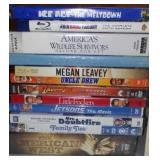 DVD/VHS/CD assortment with Samsonite Carry Bag.