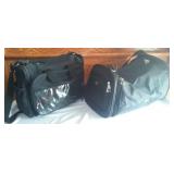 DVD/VHS/CD assortment with Samsonite Carry Bag.