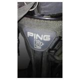 Tour, Spalding Clubs, PING Bag.