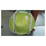 Collapsible Outdoor Chairs (3) Lounger, Bright Round.