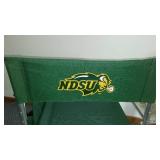 NDSU Bison Outdoor Collapsible chairs with Side table. (2).