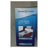 NEW IN BOX. Marine Raider Low Back Boat Seat.