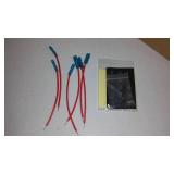 6 Gang Marine Boat Circuit Red LED Rocker Switch Panel Charger Voltmeter. Retail $39.73