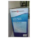 NEW IN BOX. Marine Raider Low Back Boat Seat.