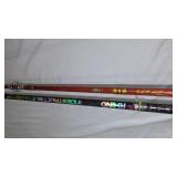 Rods (6) And Reels (5).