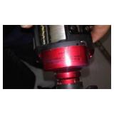 Berkly and Zebco Reels (5), Nets (2) and Rubbermaid Pro Series Tackle Box.