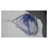 Plano Tackle Boxes (2), Frabill Dual Bait Bucket and Net.