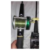 Rods (6) And Reels (5).