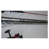 Rods (6) And Reels (5).