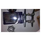 Assorted Boating Marine Parts and Accessories,  Motor Supports, Arm Rests, Lights and More.