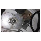 Assorted Boating Marine Parts and Accessories,  Motor Supports, Arm Rests, Lights and More.
