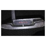 Variety of Golf Balls, Clubs (10) and bats (2).