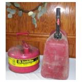 5 gal. and 2.5 gal Gasoline Cans.