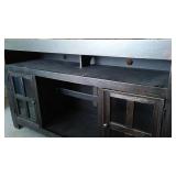 Matching Accent Tables (3) with electric outlets.