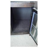 Matching Accent Tables (3) with electric outlets.