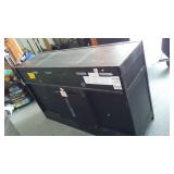 Matching Accent Tables (3) with electric outlets.