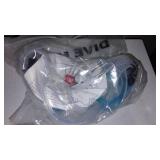 NEW BPS Dive Masks (3) and Socks. Socks, Blue, XL