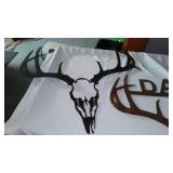 Metal Art (2) 23 in. x 23 in. Easy to modify if your Family name is not Dahl.