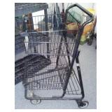 Shopping Cart.  40 in. T x  26 in. L x 24 in. W.