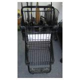 Shopping Cart.  40 in. T x  26 in. L x 24 in. W.
