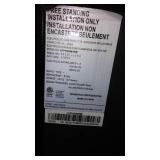 Mini Fridge And Storage Cabinet. 20 in. W x 22D x 33 in. T. (fridge) 24 in. W x 10 D x 66 in. T (Cabinet)