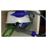 Aquariums (3), Supplies and Stand. 5