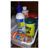 Aquariums (3), Supplies and Stand. 5