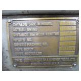 Monarch Lathe w/Chucks & Tooling