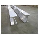 2pcs 4"x1/4" Alum I Beam 25