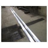 2pcs 4"x1/4" Alum I Beam 25