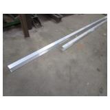 2pcs 4"x1/4" Alum I Beam 25